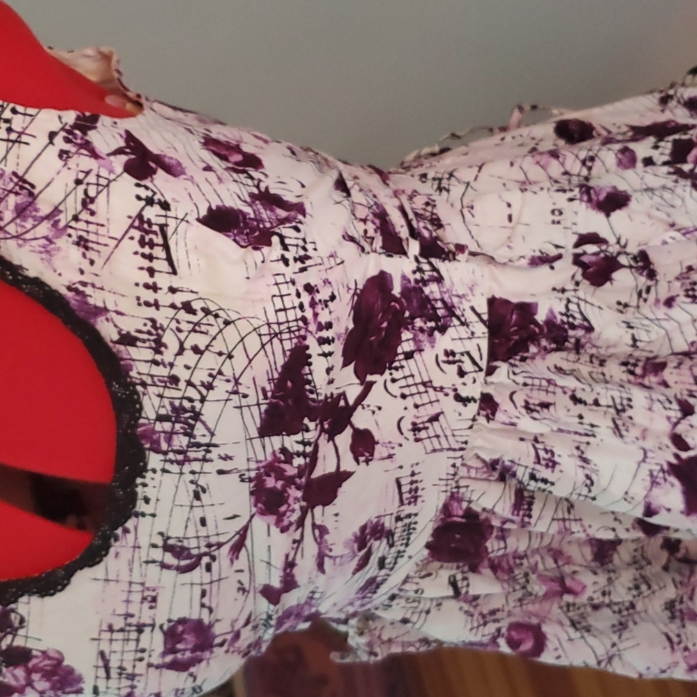 Music notation dress - Picture 2 of 6